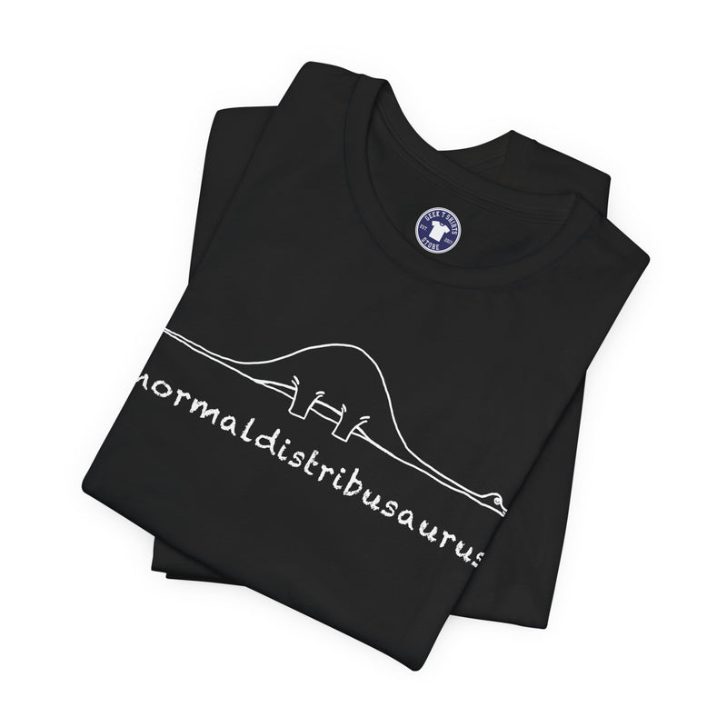 Math Statistics - Normaldistribusaurus - Premium Unisex Crewneck T-Shirt
