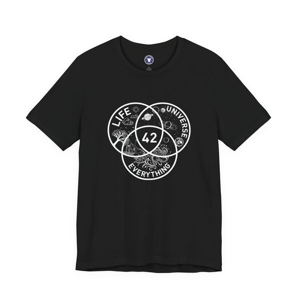 42 Answer To Life The Universe And Everything - White Version - Premium Unisex Crewneck T-Shirt