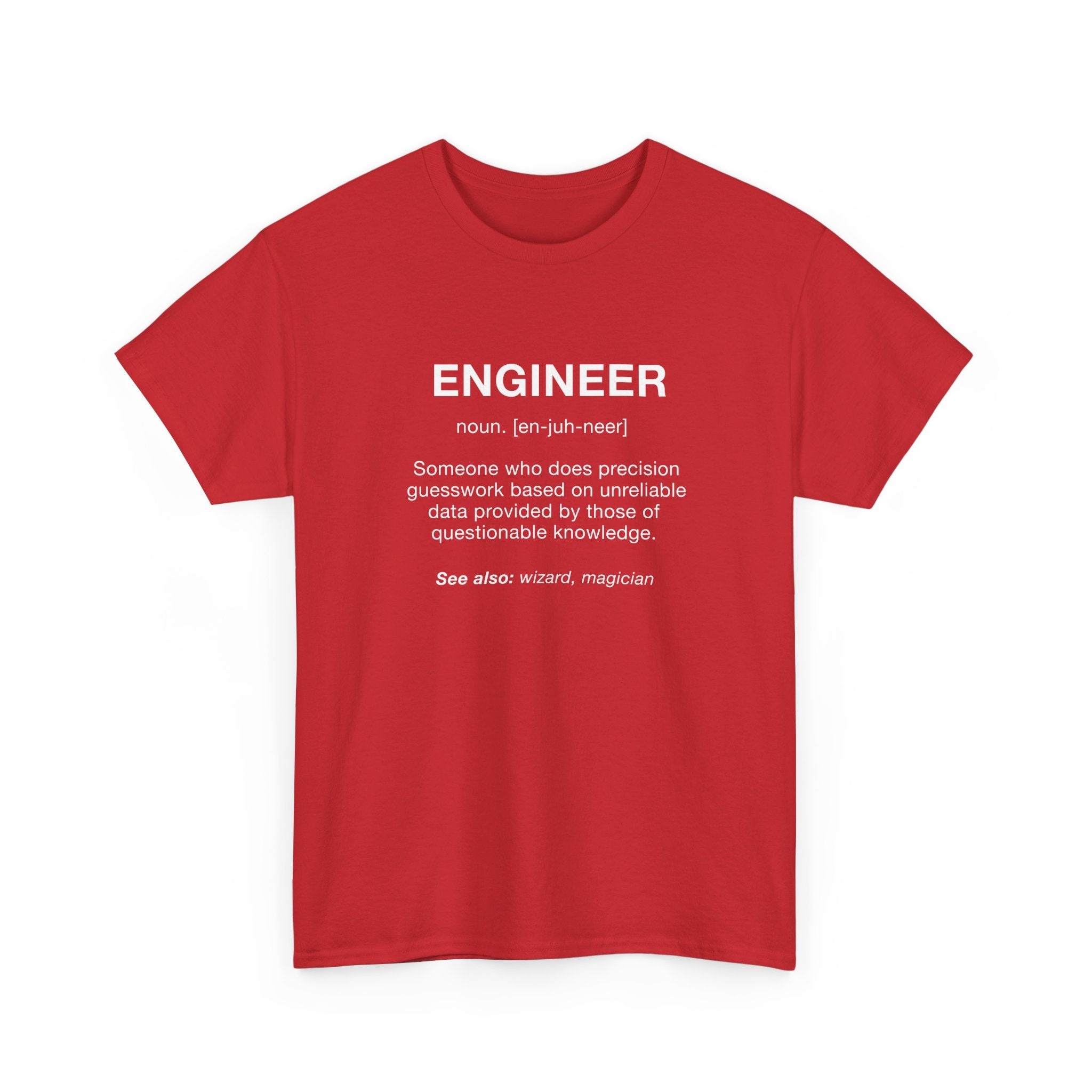 Engineer Noun - Engineering Shirt -  Unisex Crewneck T-Shirt