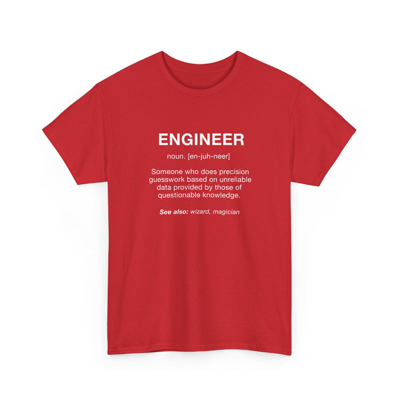 Engineer Noun - Engineering Shirt - Regular Unisex Crewneck T-Shirt