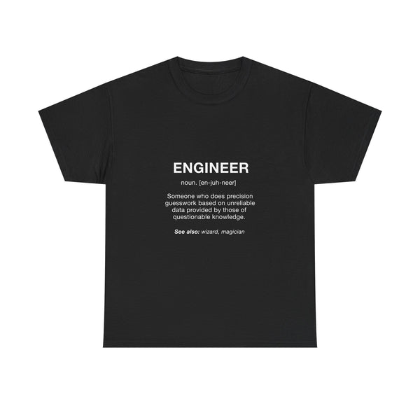 Engineer Definition T-Shirt, Funny Geek T-Shirt, Nerd Shirt, Precision Humor Tee, Science Gift, Engineer Pun Shirt, Engineering Humor Tee