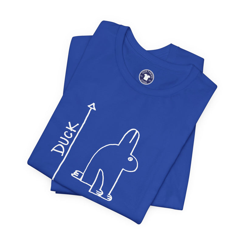 Rabbit-Duck Paradox - Premium Unisex Crewneck T-Shirt