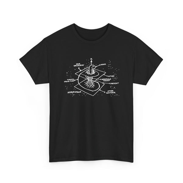 Time Warp Physics Wormhole - Regular Unisex Crewneck T-Shirt