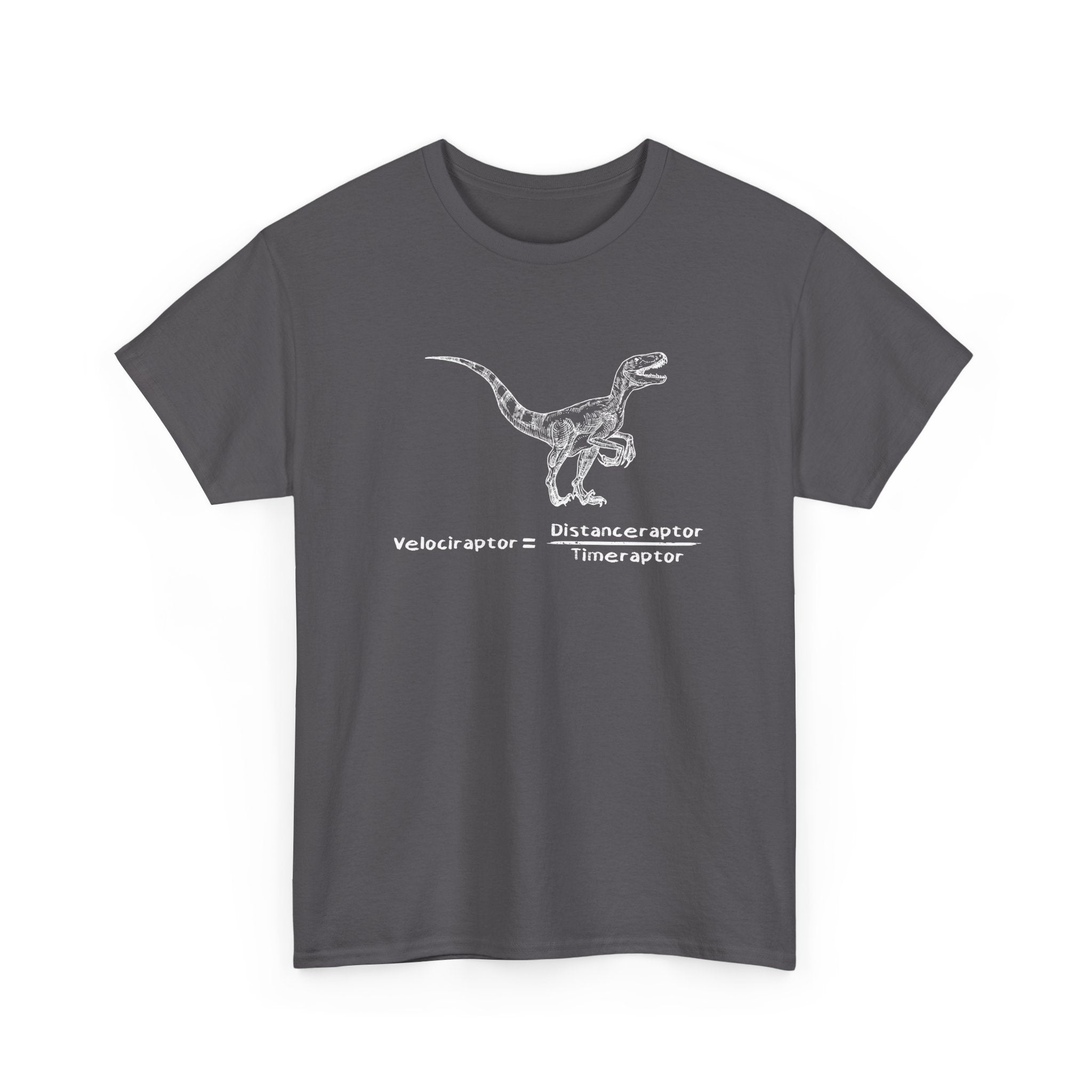 Raptor Speed Equation - Science Physics Geek - Regular Unisex Crewneck T-Shirt