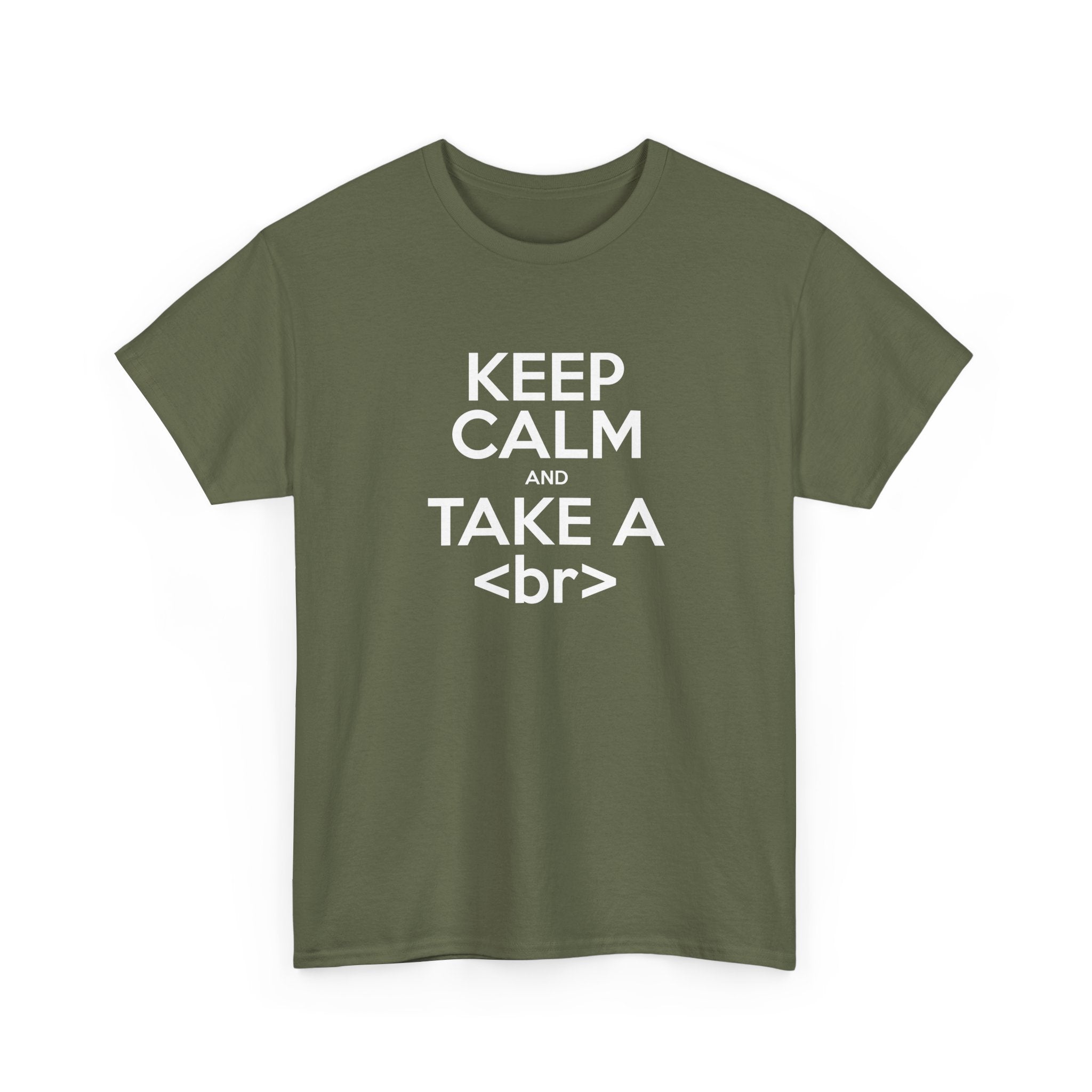 Keep Calm And Take A Break - Computer Shirt -  Unisex Crewneck T-Shirt