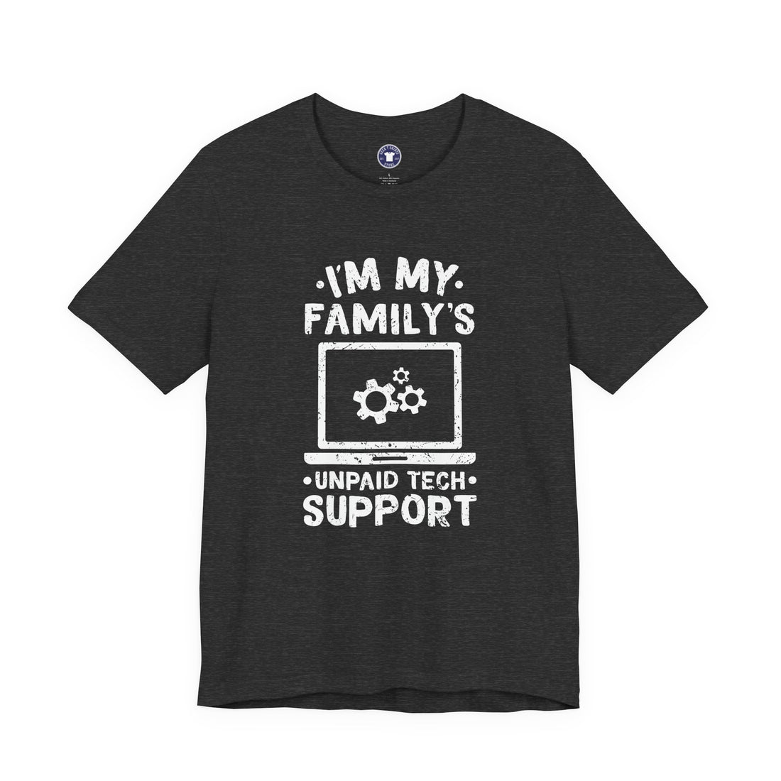 I'm My Family's Unpaid Tech Support - Premium Unisex Crewneck T-Shirt