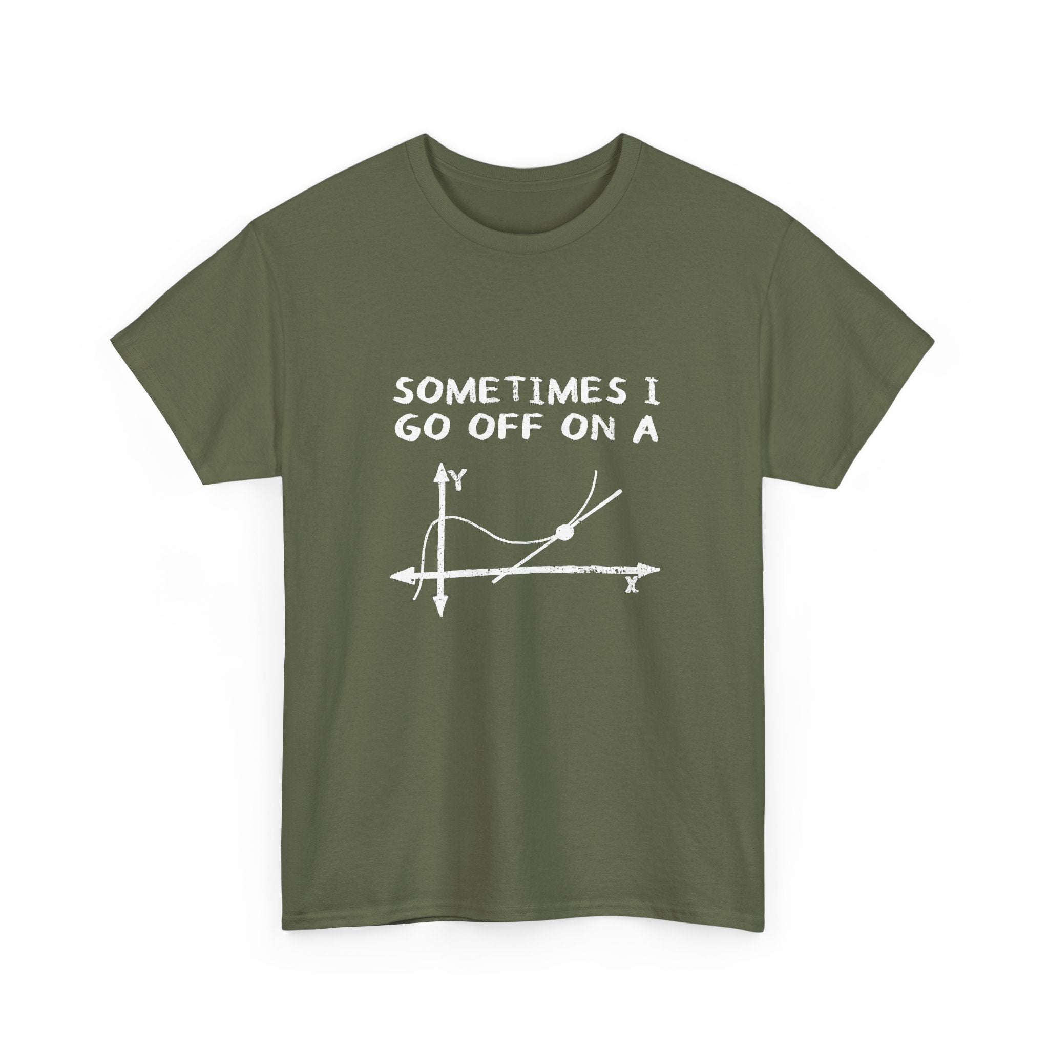 Sometimes I Go Off On A Tangent -  Unisex Crewneck T-Shirt
