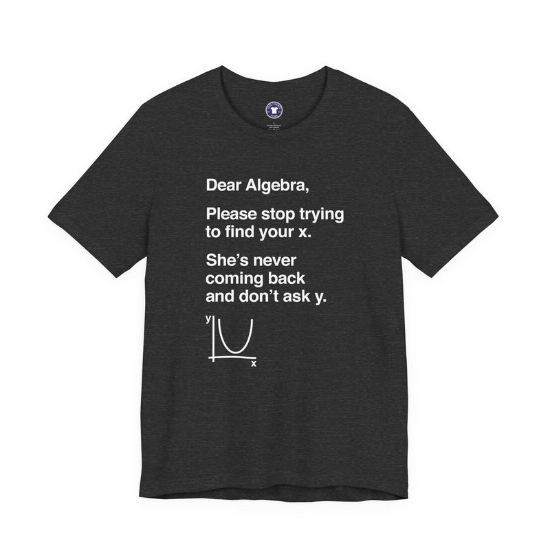 Dear Algebra - Math Teacher - Premium Unisex Crewneck T-Shirt