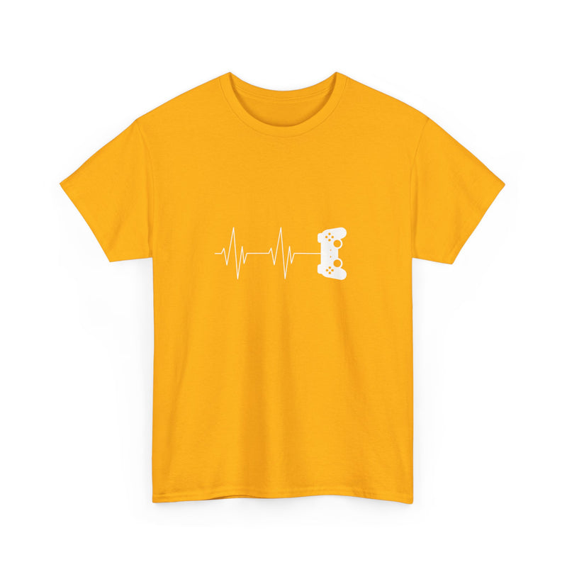Heartbeat Video Game Controller T-Shirt, Gamer Shirt, Geek T-Shirt, Nerd Shirt, Video Game Lover Gift, Gaming Pulse Tee, Fun Gamer Apparel