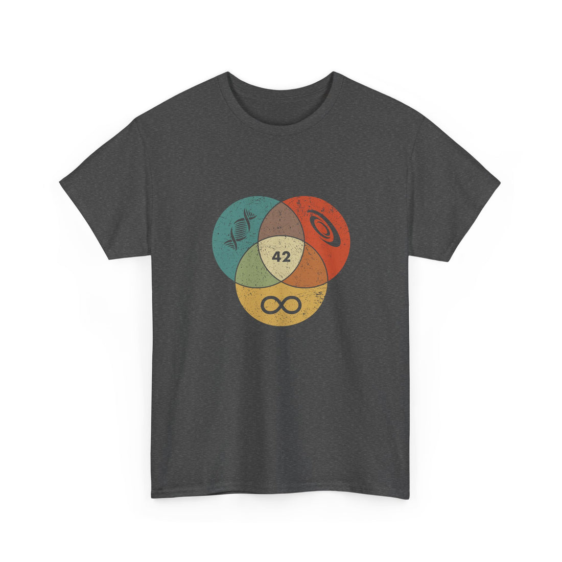 42 Answer To Life The Universe And Everything - Color Version - Regular Unisex Crewneck T-Shirt