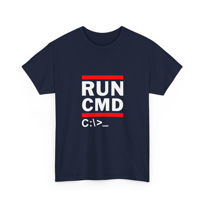 Run CMD T-Shirt, Geek T-Shirt, Nerd Shirt, Tech Humor Tee, Programmer Gift, Coding Tee, IT Humor Shirt, Funny Computer Shirt