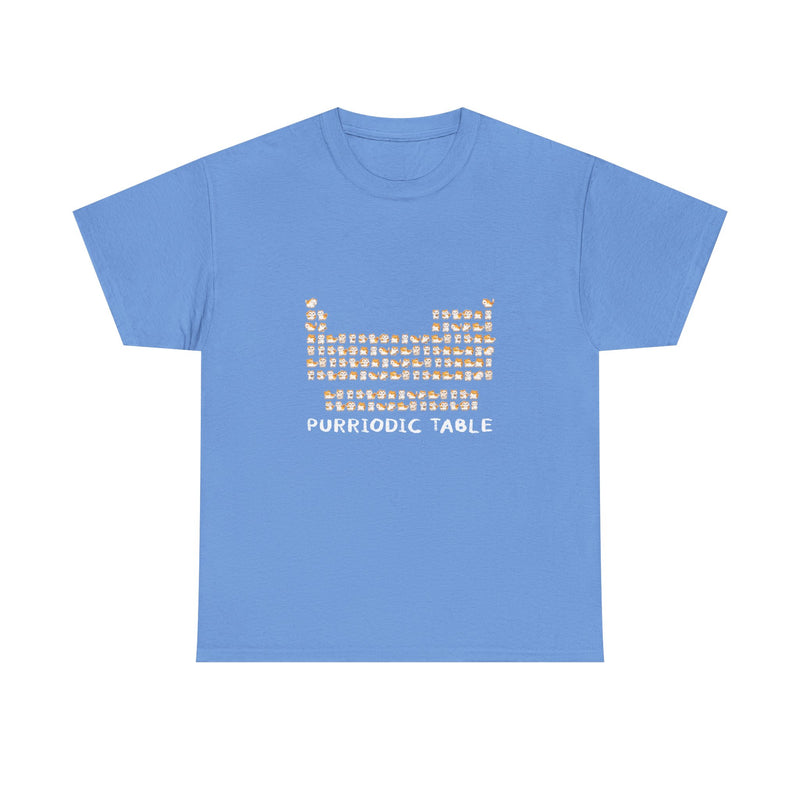 Purriodic Table T-Shirt, Cute Cat Chemistry Tee, Science Lover Gift, Geek T-Shirt, Nerd Shirt, Fun Animal Pun Shirt, Cat Lover Present