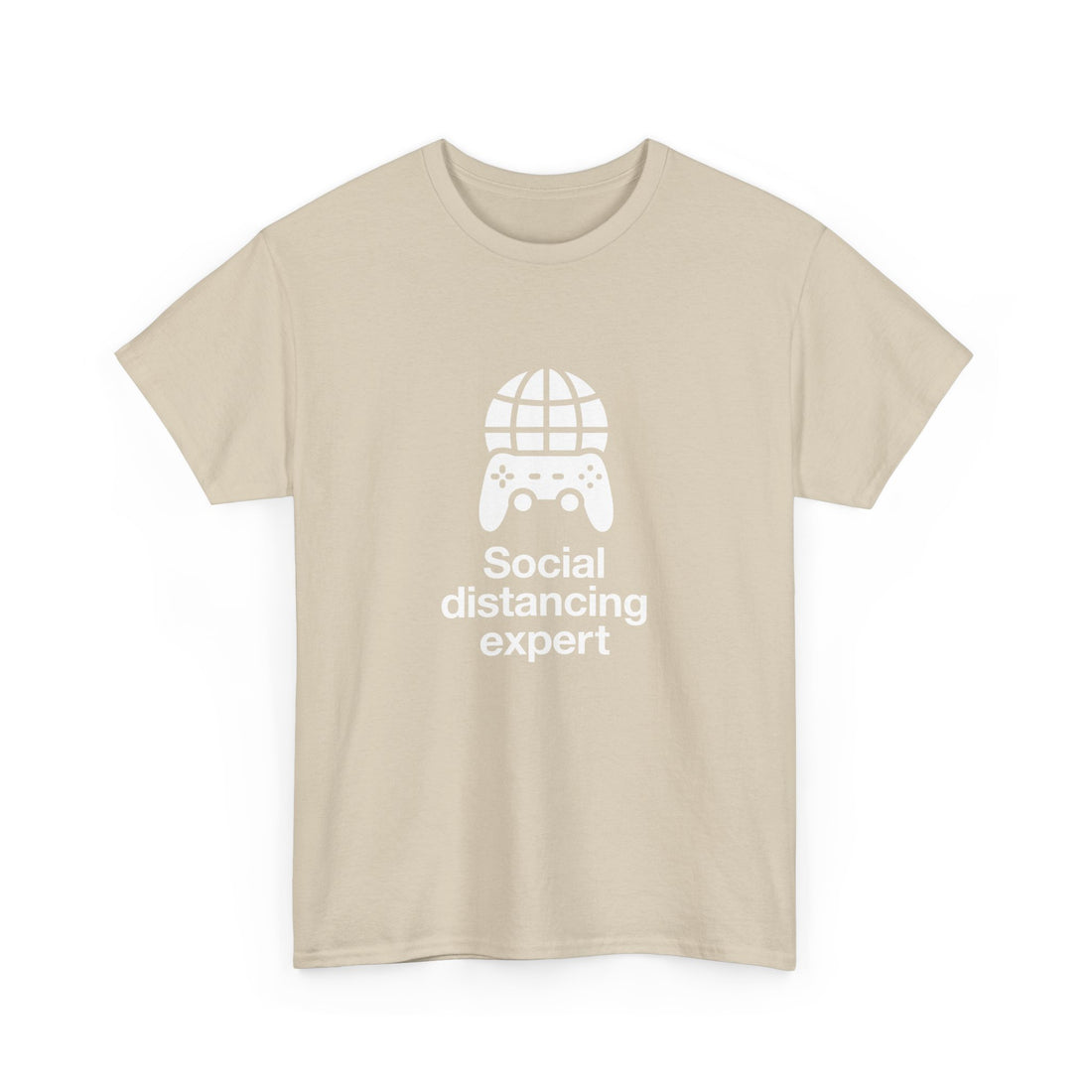 Social Distancing Expert - Regular Unisex Crewneck T-Shirt