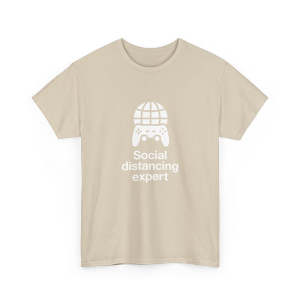 Social Distancing Expert T-Shirt, Gamer Tee, Video Game Controller Shirt, Geek T-Shirt, Nerd Shirt, Social Gamer Gift, Online Gaming Apparel
