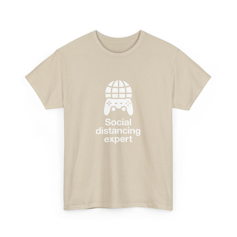 Social Distancing Expert - Regular Unisex Crewneck T-Shirt