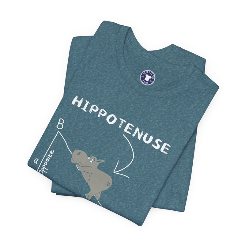 Geometry Hippotenuse Hypotenuse - Premium Unisex Crewneck T-Shirt