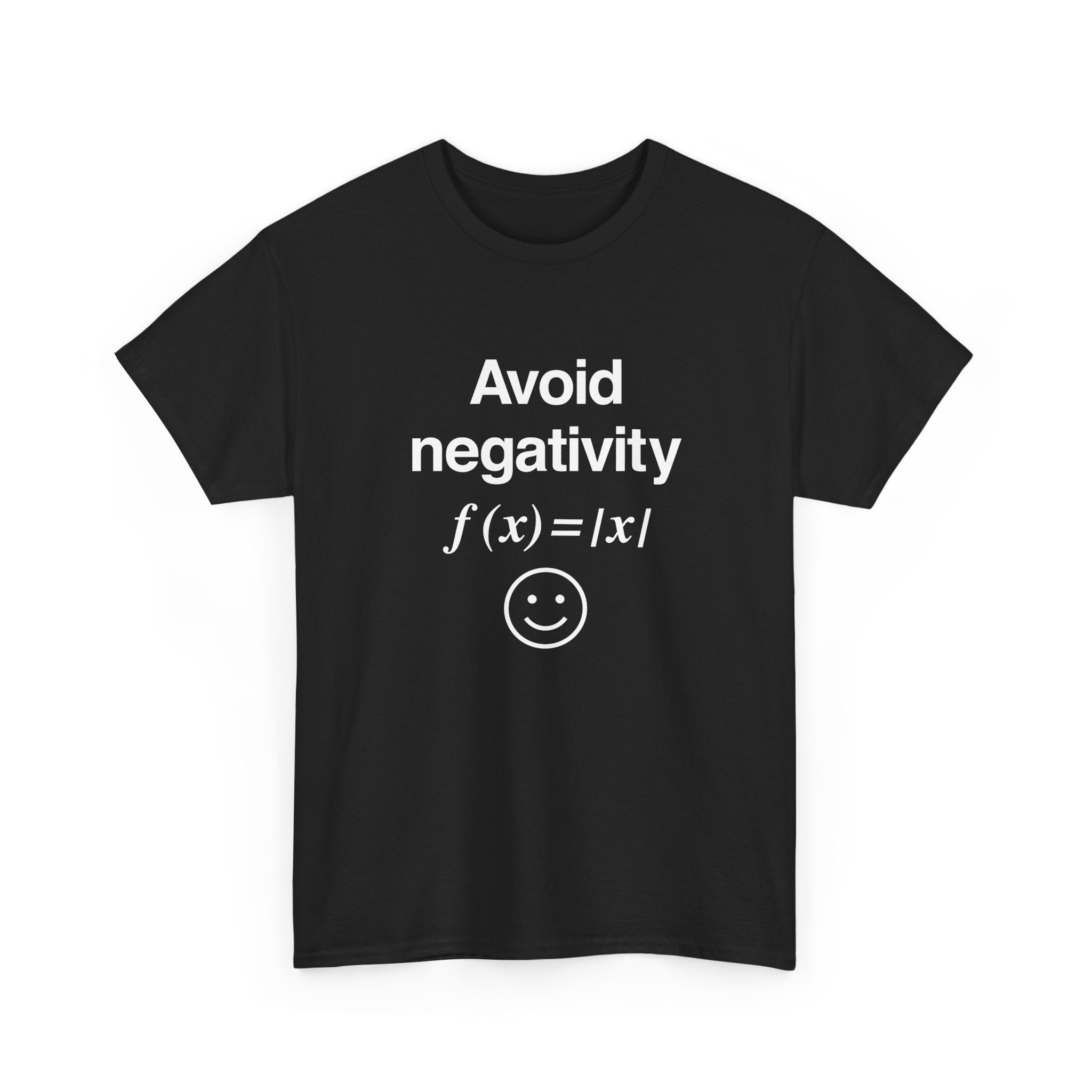 Avoid Negativity - Regular Unisex Crewneck T-Shirt