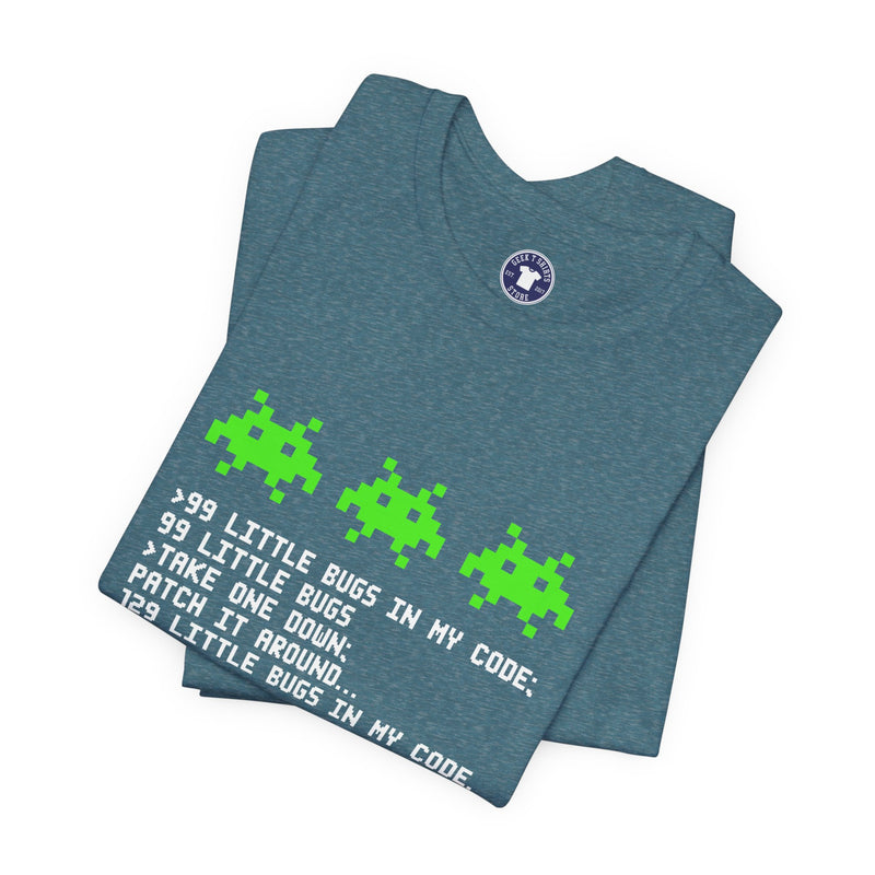 99 Little Bugs In My Code - Nerd Shirt - IT Shirt - Premium Unisex Crewneck T-Shirt