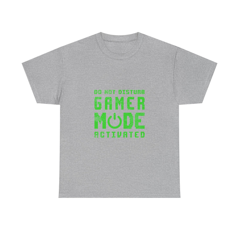 Gamer Mode Activated T-Shirt, Do Not Disturb Tee, Geek T-Shirt, Nerd Shirt, Video Game Lover Gift, Retro Style, Power Symbol Design