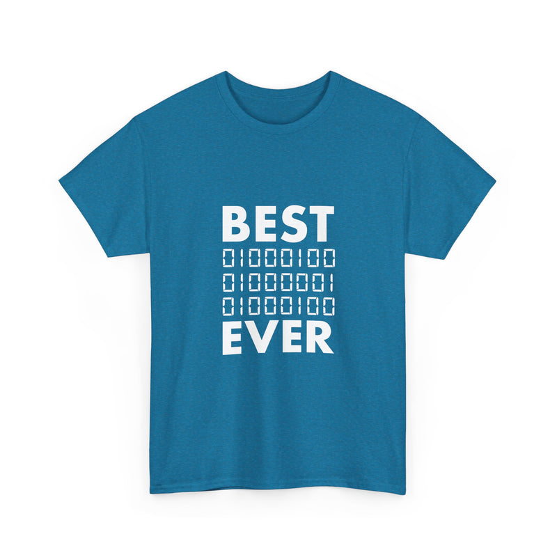 Geek T-Shirt Best Ever Binary Code Shirt, Nerd Shirt, Coding Gift, Programmer Tee, Tech Humor Apparel, Computer Science Top, Fun Geek Wear