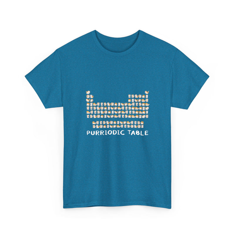 Purriodic Table T-Shirt, Cute Cat Chemistry Tee, Science Lover Gift, Geek T-Shirt, Nerd Shirt, Fun Animal Pun Shirt, Cat Lover Present