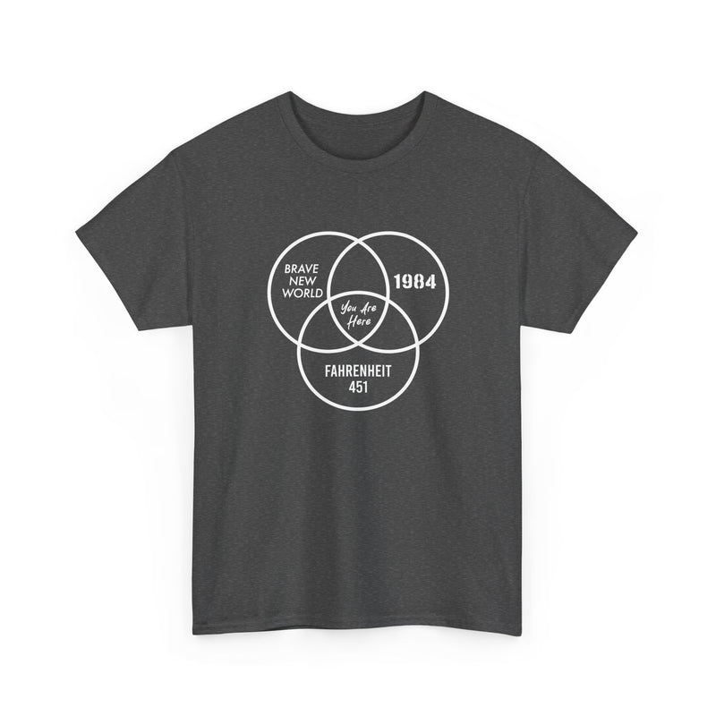You Are Here - Dystopian Books - Regular Unisex Crewneck T-Shirt