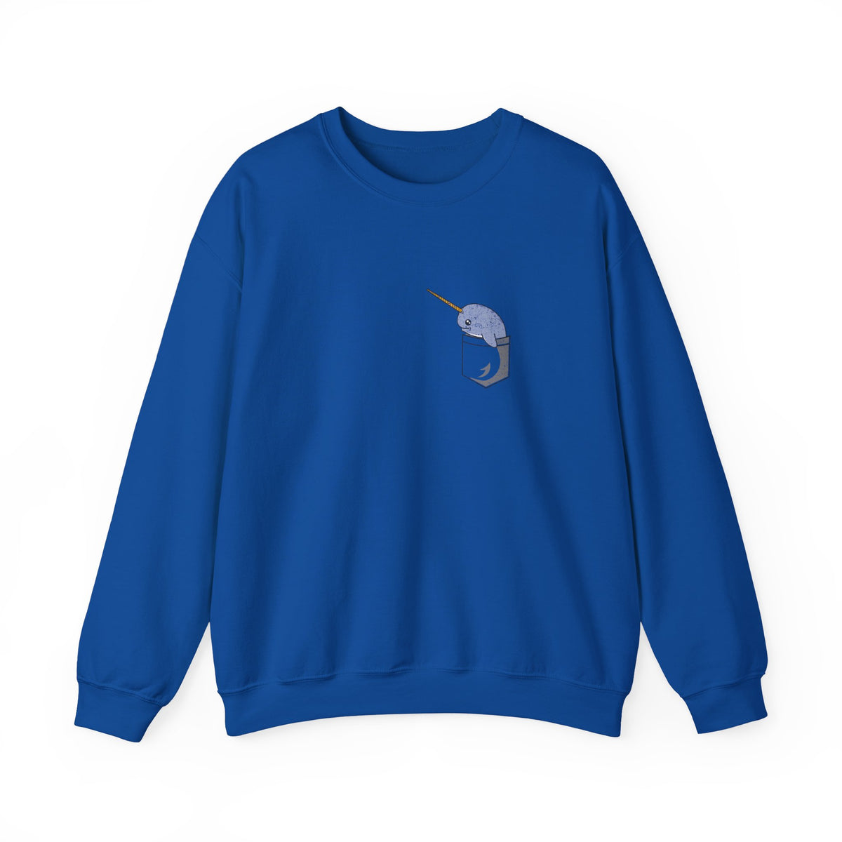 Narwhal Pocket Print Sweatshirt