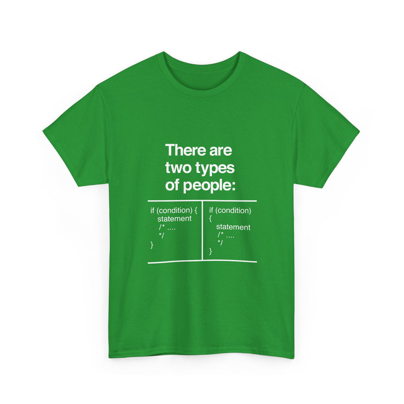 There Are Two Types of People T-Shirt, Funny Coding Tee, Programmer Gift, Geek T-Shirt, Nerd Shirt, Software Developer Humor Tee, Coder Gift
