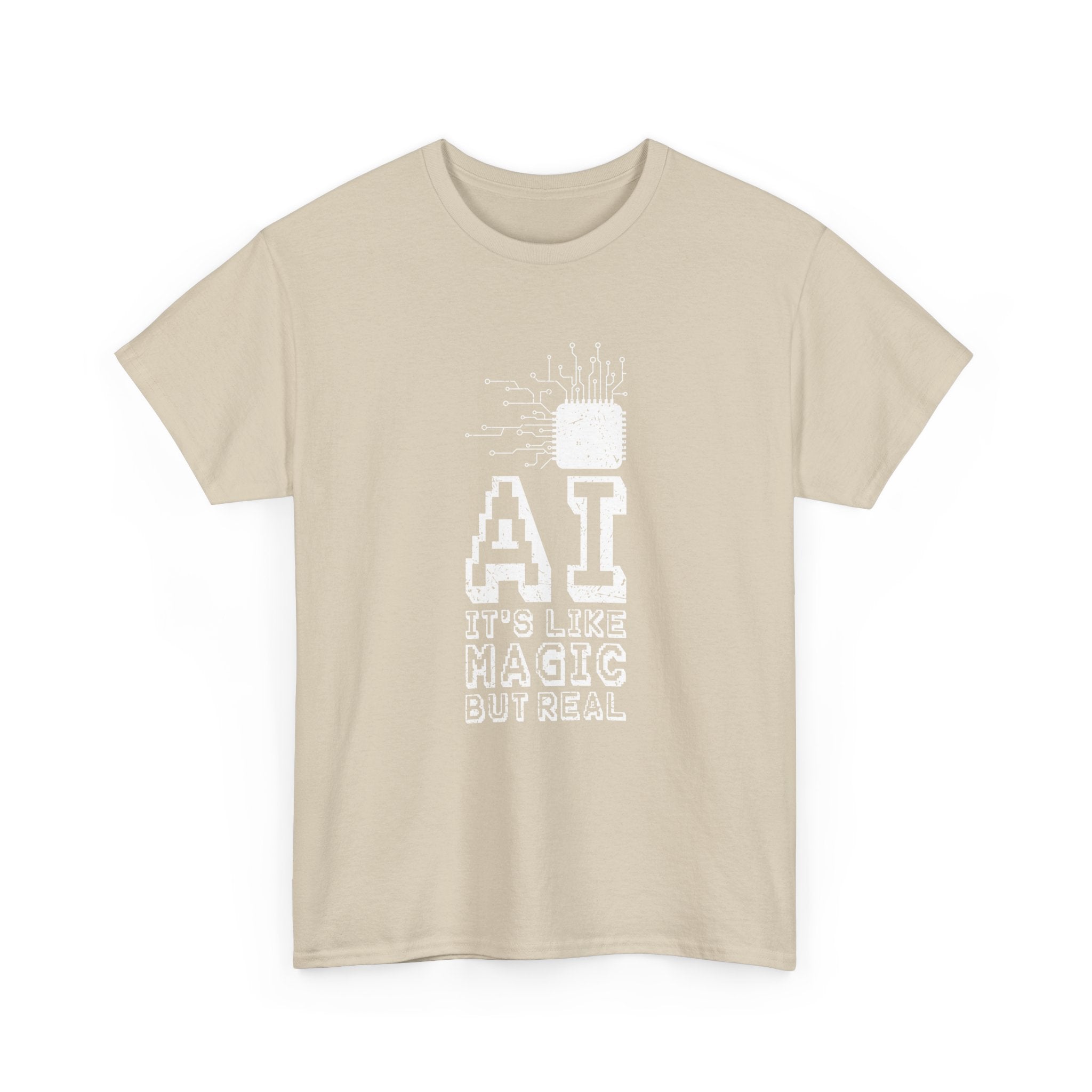 AI Like Magic But Real -  Unisex Crewneck T-Shirt