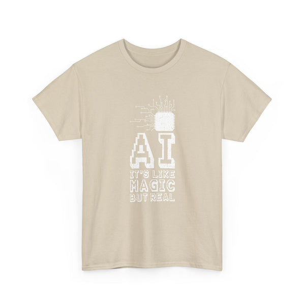 AI Like Magic But Real -  Unisex Regular Crewneck T-Shirt