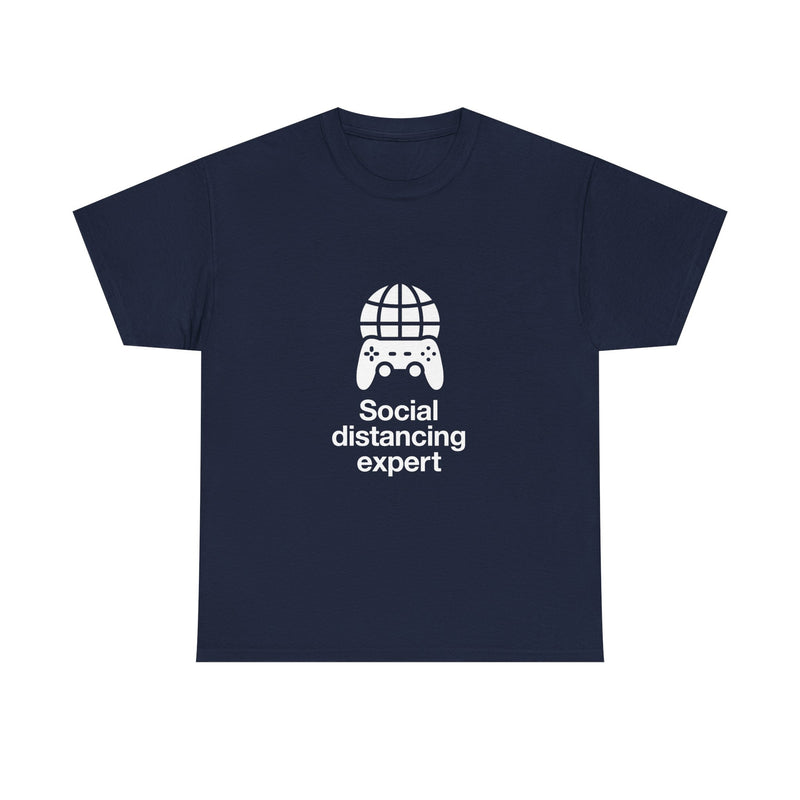 Social Distancing Expert T-Shirt, Gamer Tee, Video Game Controller Shirt, Geek T-Shirt, Nerd Shirt, Social Gamer Gift, Online Gaming Apparel