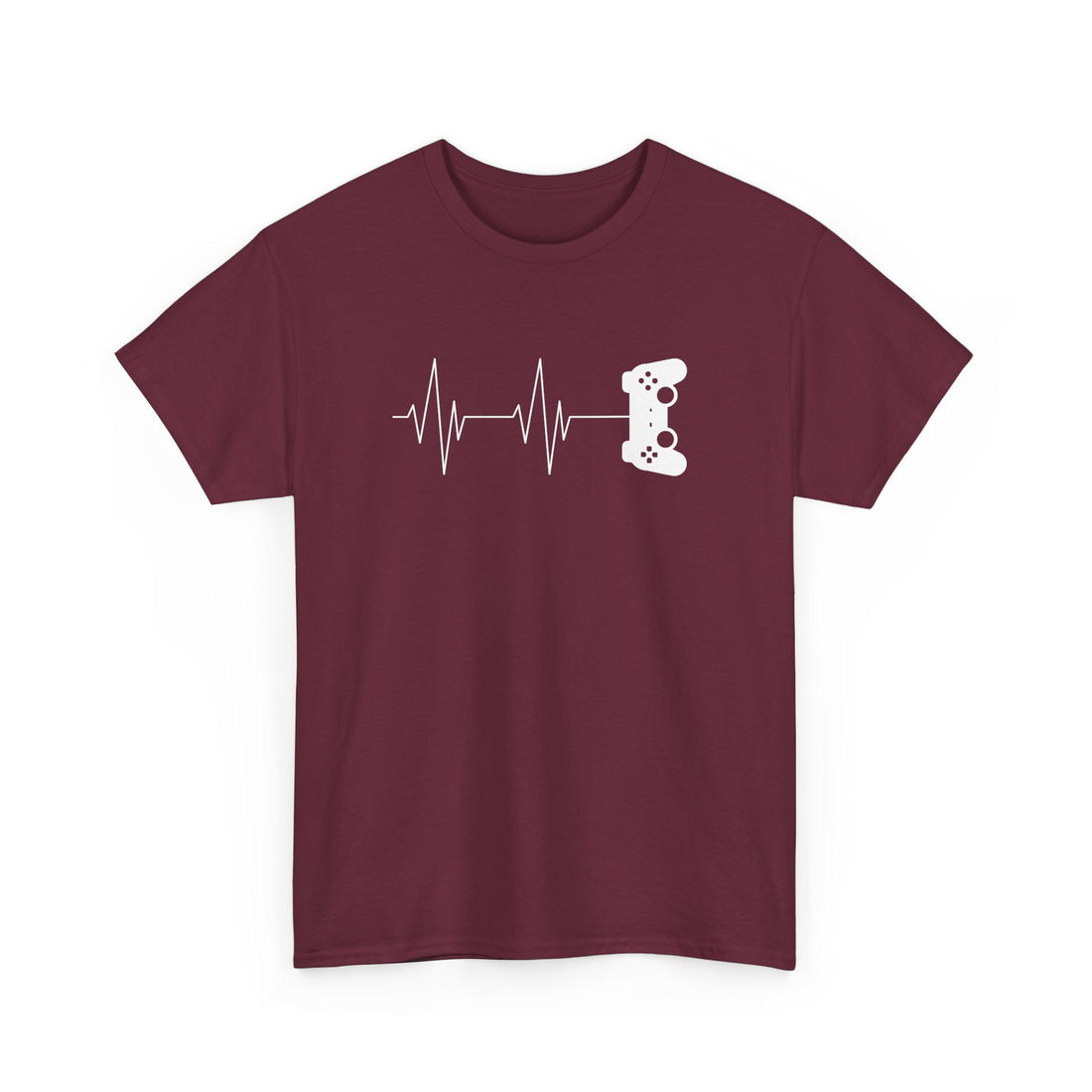 Gamer Heartbeat - Video Gaming Addict Shirt - Regular Unisex Crewneck T-Shirt
