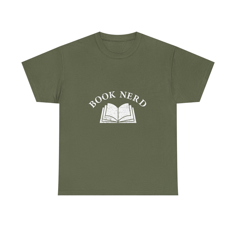 Book Nerd T-Shirt, Geek T-Shirt, Nerd Shirt, Literary Gift Tee, Reading Lover Apparel, Bookworm Present, Unique Reader Shirt, Casual Wear