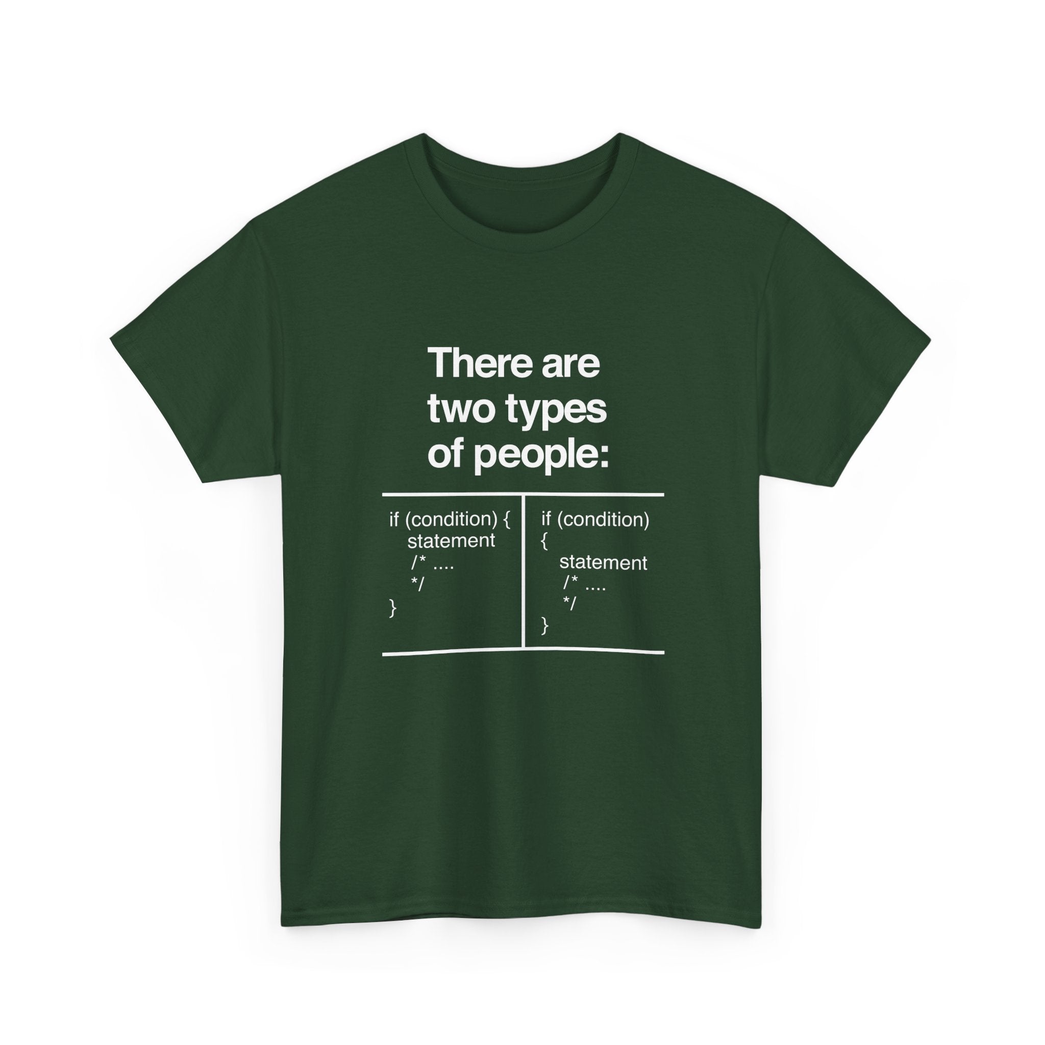 There Are Two Types Of People - Code Shirt -  Unisex Crewneck T-Shirt