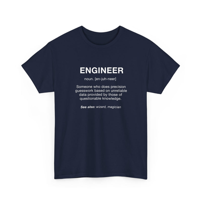 Engineer Noun - Engineering Shirt - Regular Unisex Crewneck T-Shirt