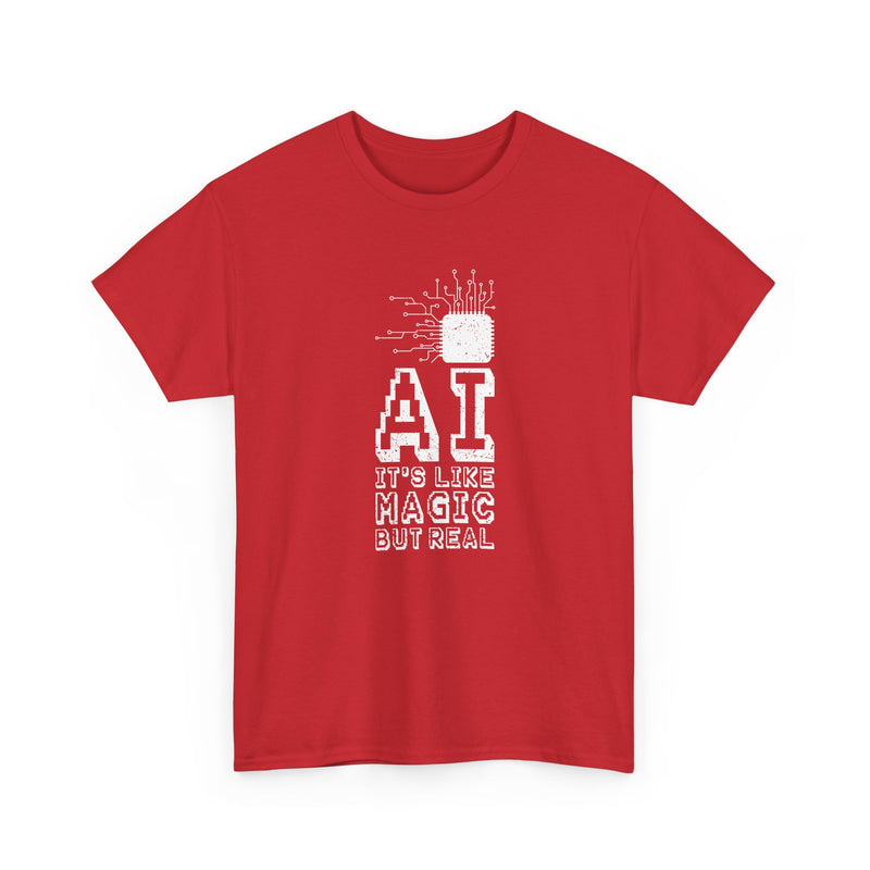 AI Like Magic But Real - Regular Unisex Crewneck T-Shirt