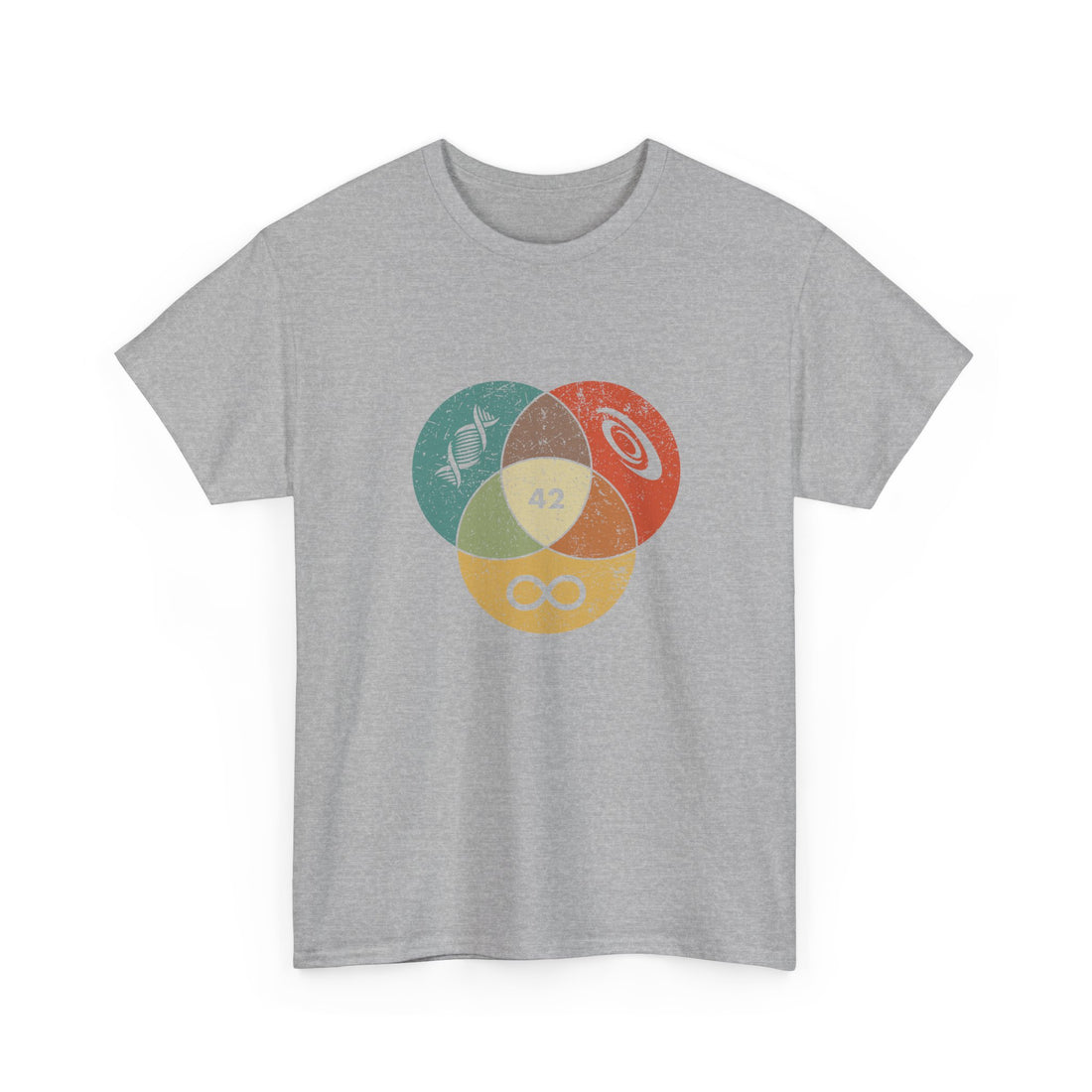 42 Answer To Life The Universe And Everything - Color Version - Regular Unisex Crewneck T-Shirt