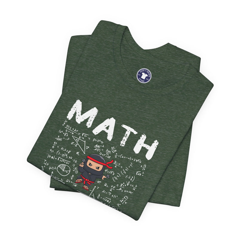 Math Ninja - Math Teacher - Premium Unisex Crewneck T-Shirt