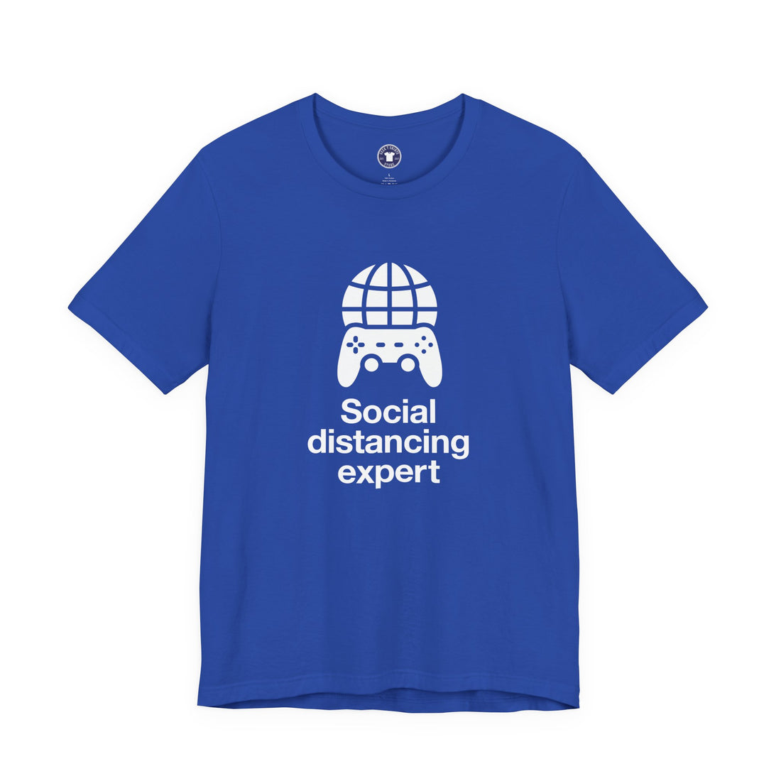 Social Distancing Expert - Premium Unisex Crewneck T-Shirt
