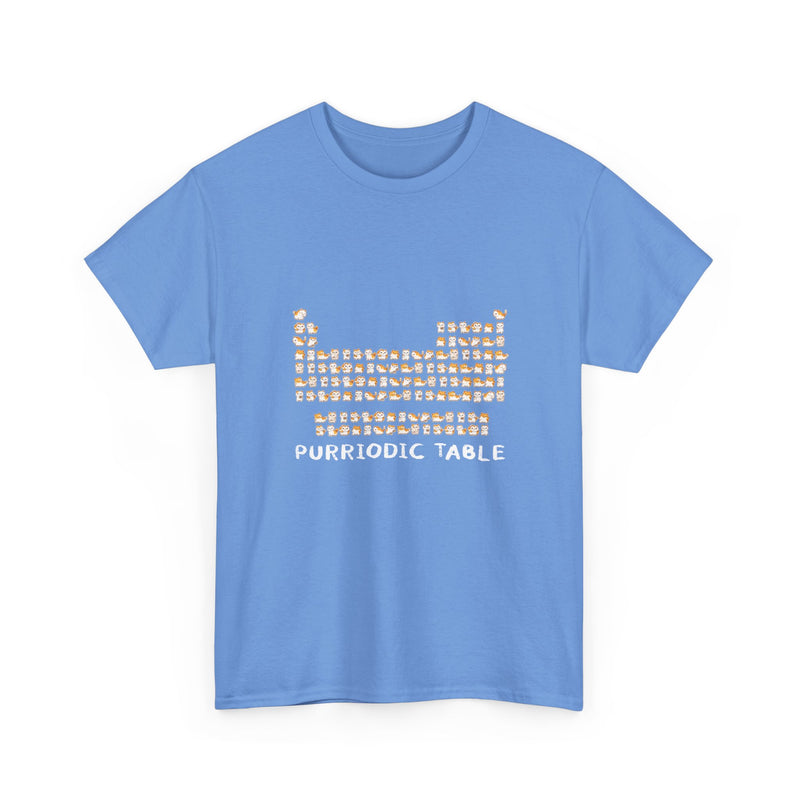 Purriodic Table T-Shirt, Cute Cat Chemistry Tee, Science Lover Gift, Geek T-Shirt, Nerd Shirt, Fun Animal Pun Shirt, Cat Lover Present