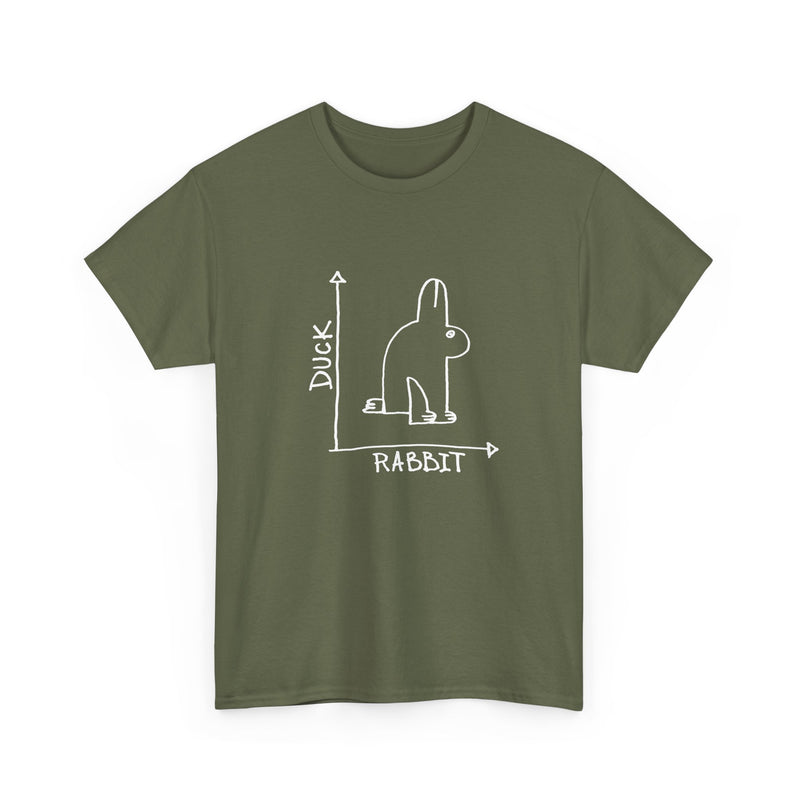 Rabbit-Duck Paradox - Regular Unisex Crewneck T-Shirt