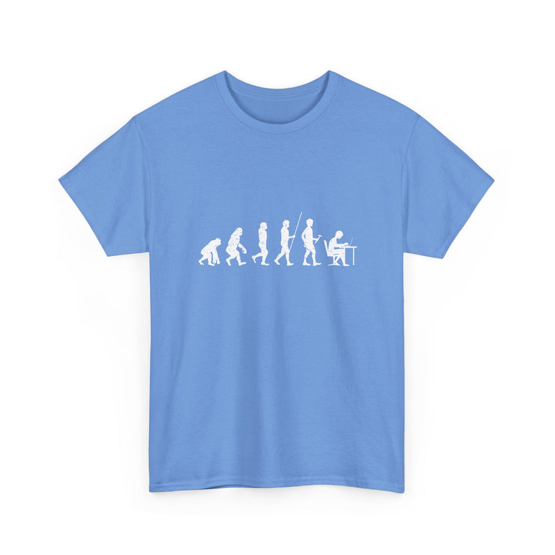 Evolution of Man T-Shirt, Humorous Science Tee, Geek T-Shirt, Nerd Shirt, Funny Evolution Graphic, Casual Wear Gift, Unique Art Apparel