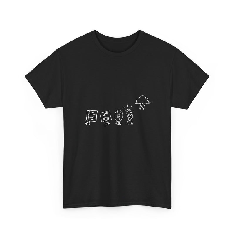 Retro Tech Evolution T-Shirt, Geek T-Shirt, Nerd Shirt, Vintage Computer Art Tee, Tech History Gift, Fun Science Shirt, Digital Age Top