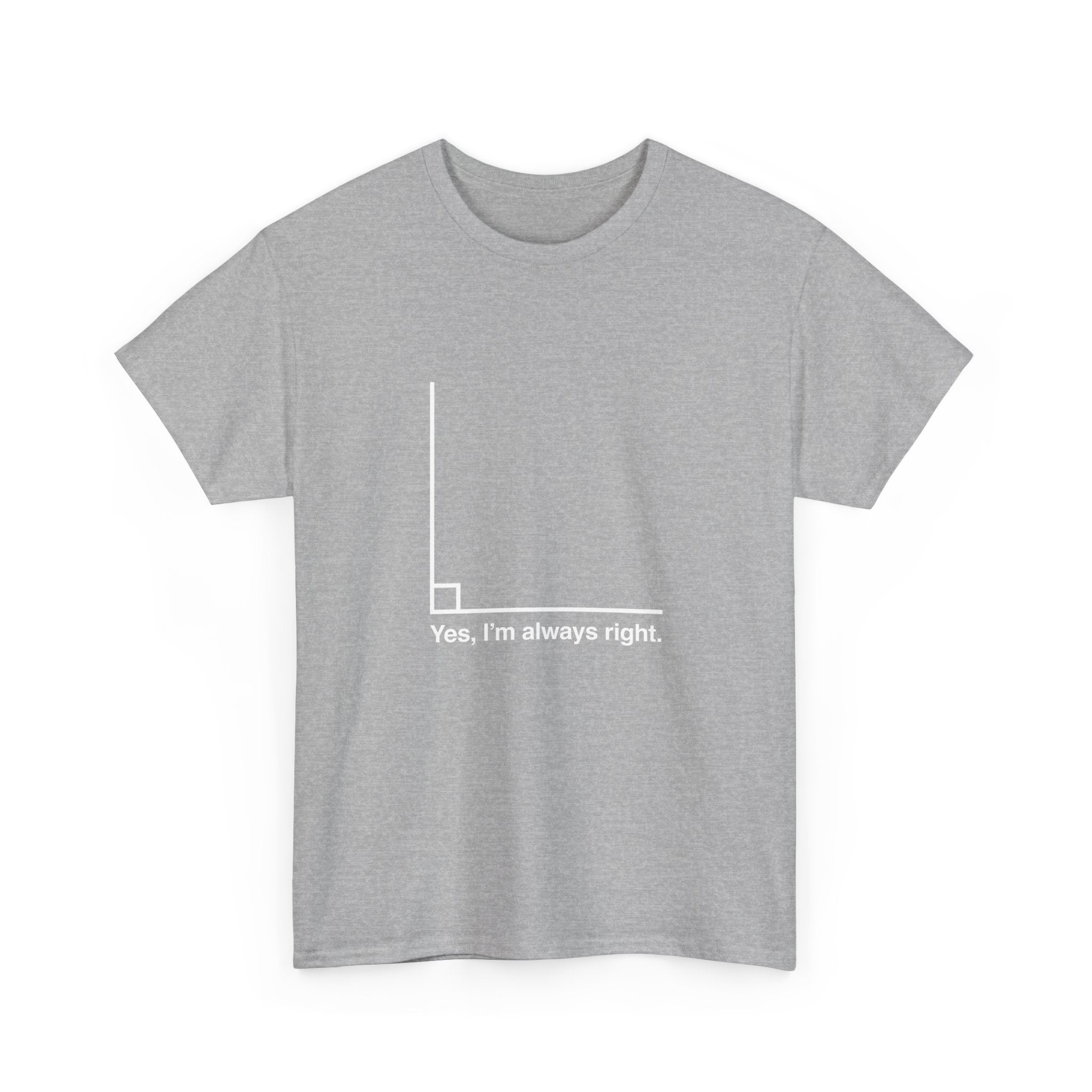 Yes I’m Always Right -  Unisex Crewneck T-Shirt