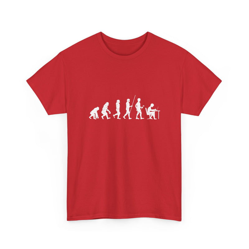 Evolution of Man T-Shirt, Humorous Science Tee, Geek T-Shirt, Nerd Shirt, Funny Evolution Graphic, Casual Wear Gift, Unique Art Apparel