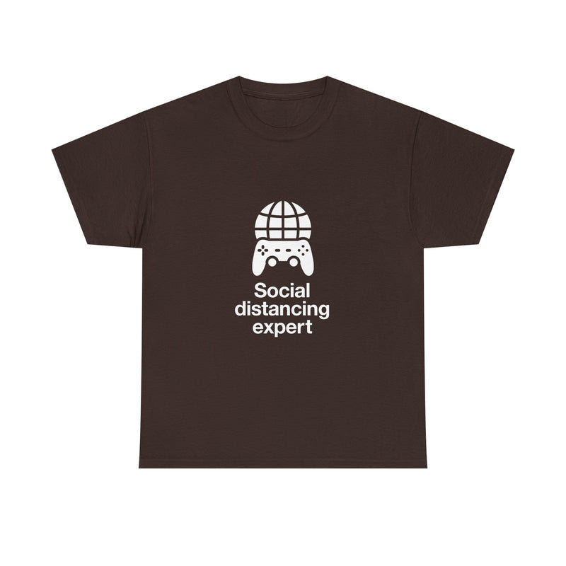 Social Distancing Expert T-Shirt, Gamer Tee, Video Game Controller Shirt, Geek T-Shirt, Nerd Shirt, Social Gamer Gift, Online Gaming Apparel