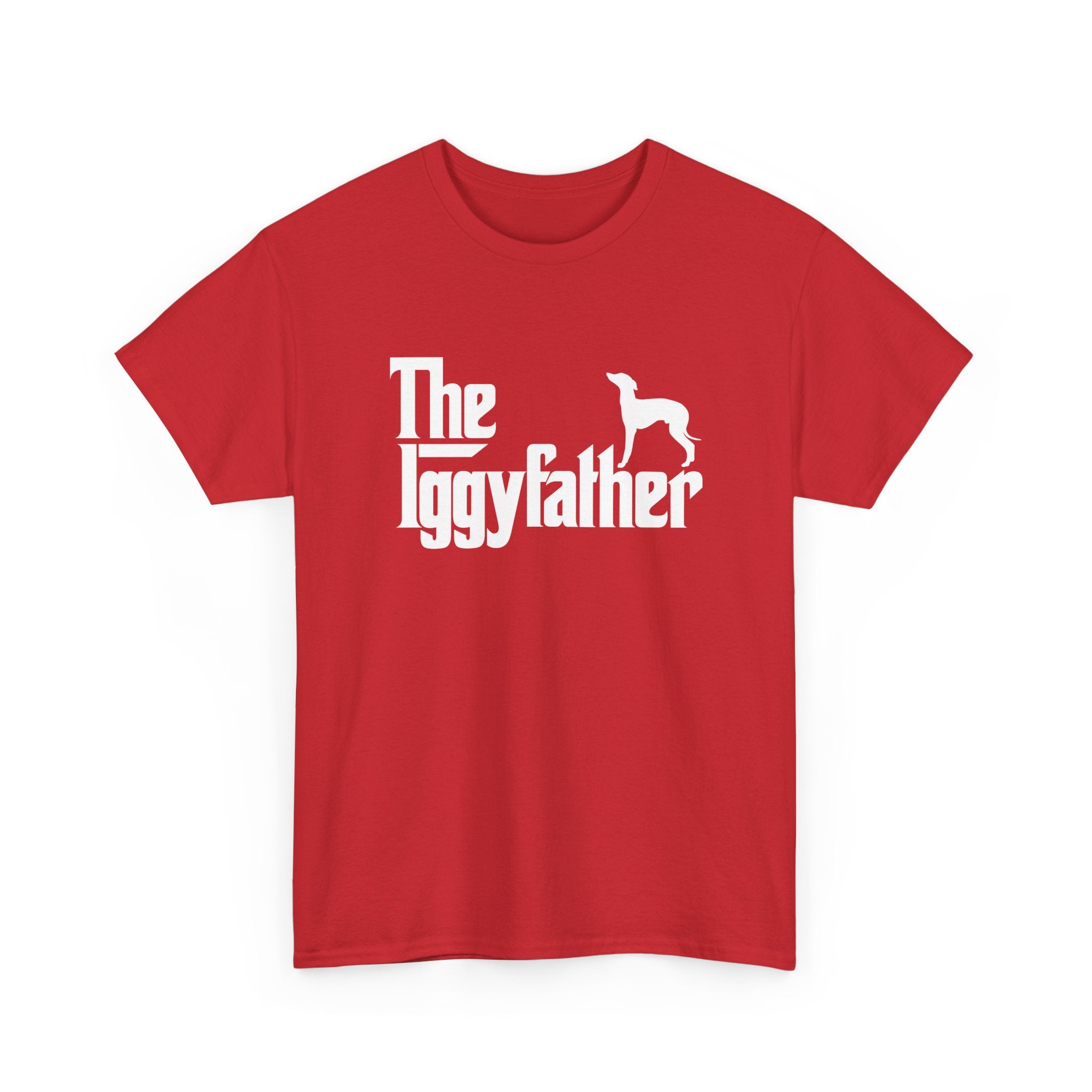 Italian Greyhound Shirt The Iggyfather Iggy Dog Dad Gift - Unisex Regular Crewneck T-Shirt