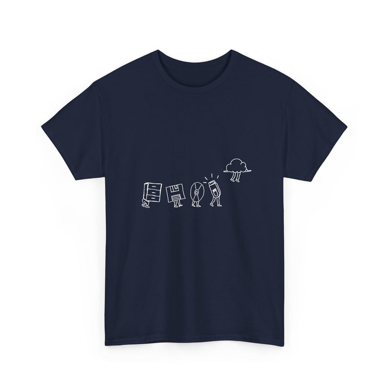 Retro Tech Evolution T-Shirt, Geek T-Shirt, Nerd Shirt, Vintage Computer Art Tee, Tech History Gift, Fun Science Shirt, Digital Age Top