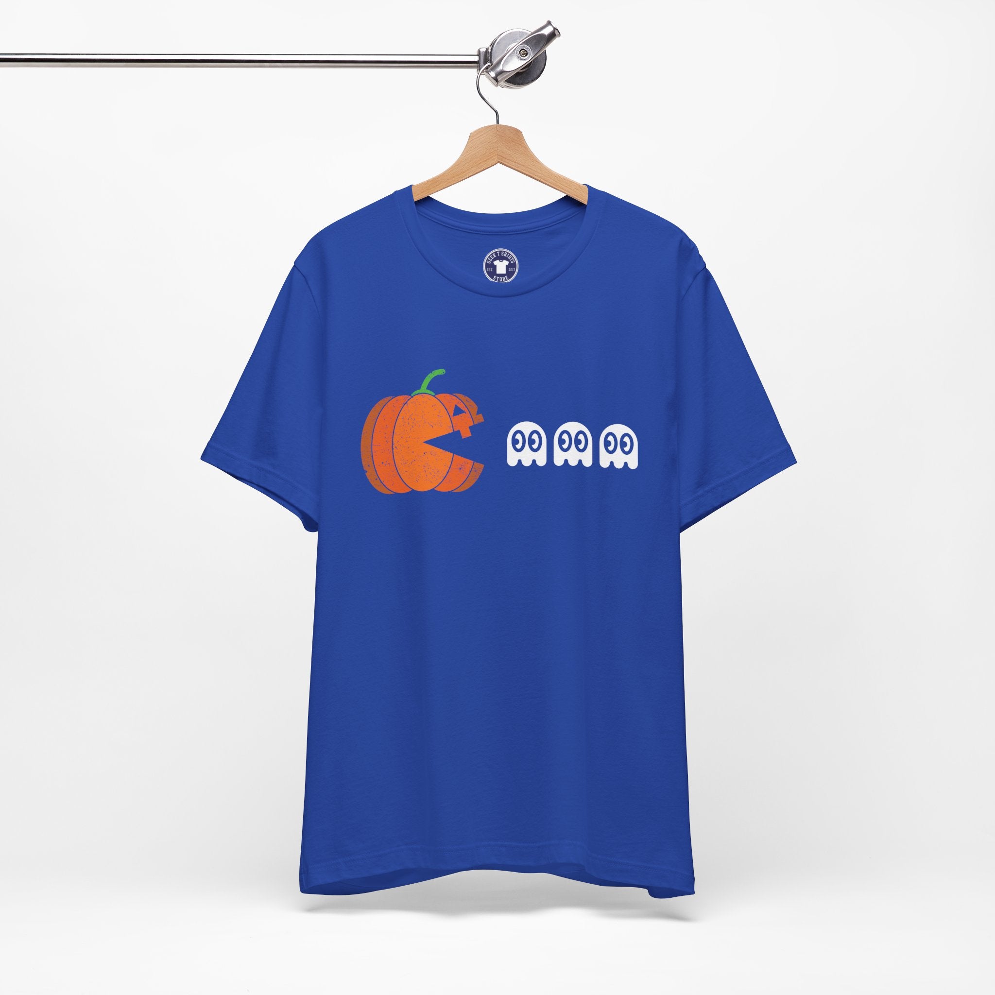 Halloween Retro Gamer - Premium Unisex Crewneck T-Shirt