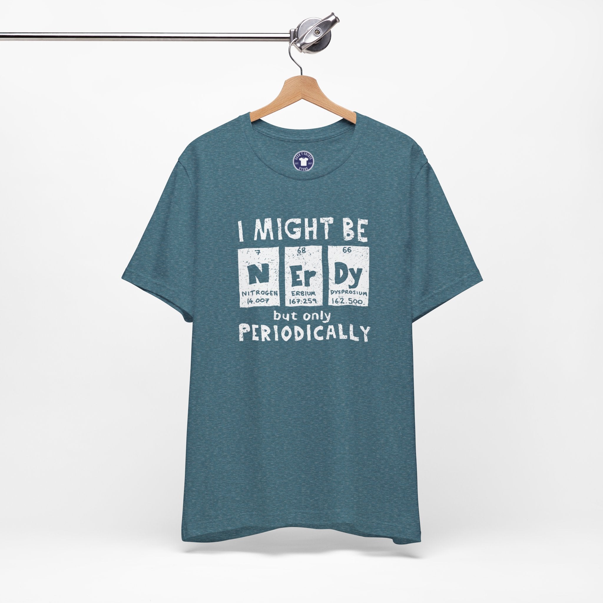 I Might Be Nerdy Periodically - Premium Unisex Crewneck T-Shirt